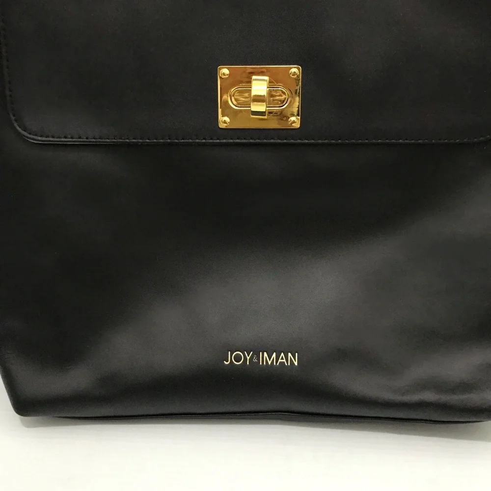 JOY & IMAN Tassel Chic Leather Backpack with RFID